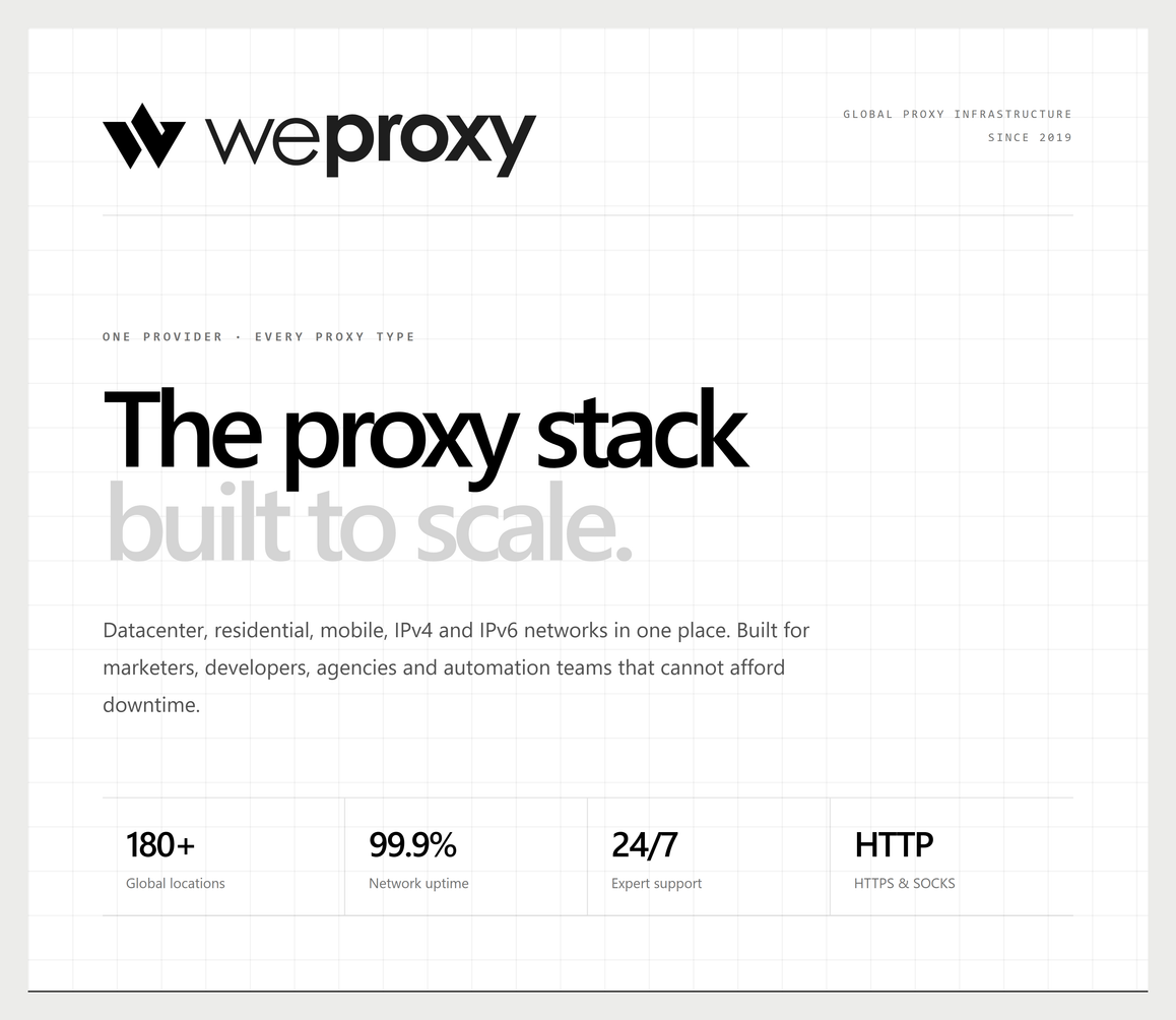 WeProxy hero